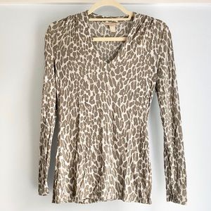 Banana Republic Animal Print Top